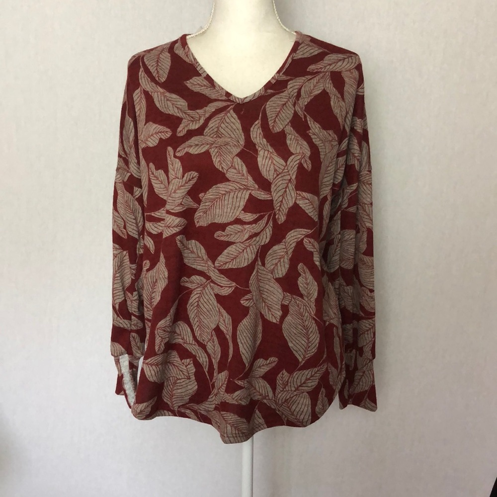 Made in USA fall floral top